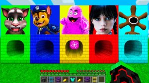 ВЫБЕРИ КРУГЛЫЙ ТОННЕЛЬ В МАЙНКРАФТ