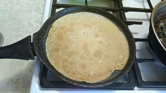 Блинчики с ливером с цельнозерновой мукой! Вкусно очень!