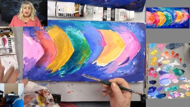 Fantasy School of Colorful Fish Acrylic Painting Tutorial for Beginner and Advanced Artists