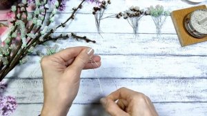Верба из бисера Подробный мастер класс\Master diy.