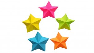 Как сделать звезду из бумаги Оригами звезда из бумаги