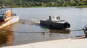 Понтонный мост в Дугне
