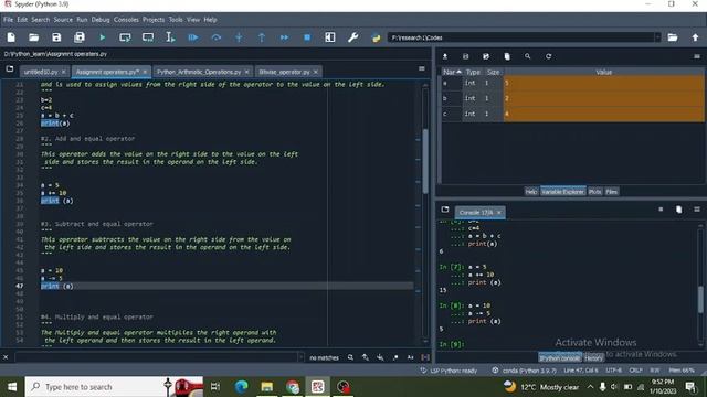 Python Assignment Operator | Python Tutorial