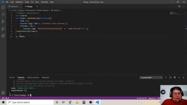 Node JS WHO Stream 1