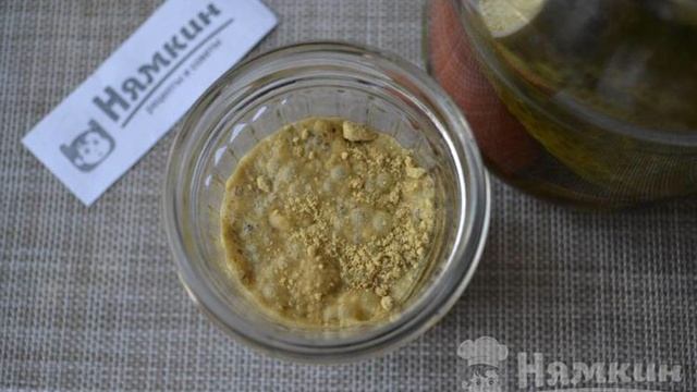 Домашняя горчица на рассоле от маринованных помидоров