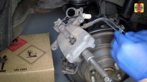 How to replace the rear brake pads on a Ford S-Max and Ford Galaxy 2006-2015 models
