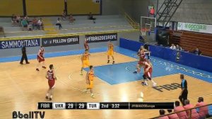 Emircan Kosut vs Ukraine (2015 FIBA U20 EC) - 24 Pts, 11 Rebs, 6 Blks