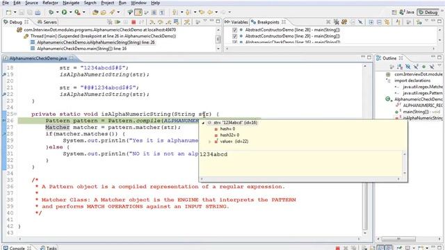 HOW TO DETERMINE IF A STRING IS ALPHANUMERIC IN JAVA DEMO смотреть онлайн