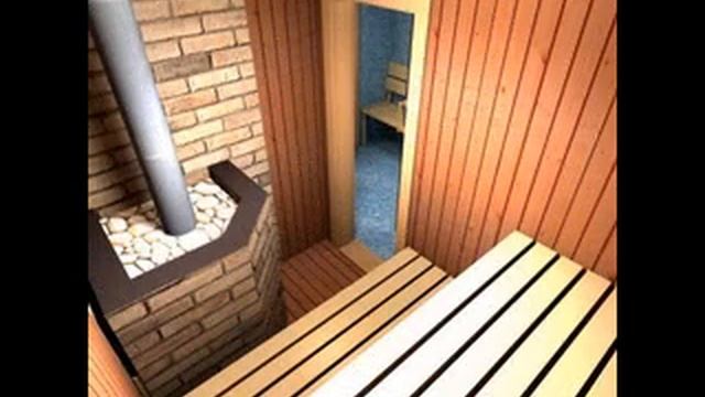 банька 3х7 с продольной двускатной ассиметричной кровлей.