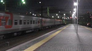 Подача поезда под посадку на Ярославском вокзале