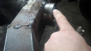 Узел перелома минитрактора.