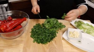 Armenian recipe. Marinated Red Sweet Pepper. Армянский рецепт. Маринованный Красный Сладкий Перец.