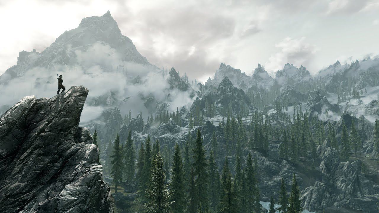 Прохождение TES Skyrim SLMP GR #10 Древний Каирн