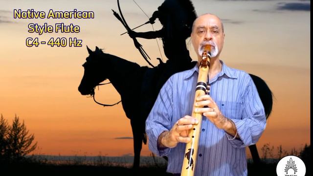 Native American Style Flute- C4 - 440 Hz смотреть онлайн