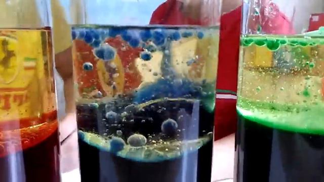 ОПЫТ!!! Лавовая лампа своими руками.  DYI LAVA LAMP
