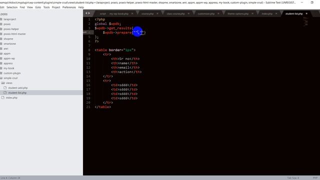 WordPress WPDB CRUD Plugin Development Tutorials Bangla #101 $wpdb crud смотреть онлайн