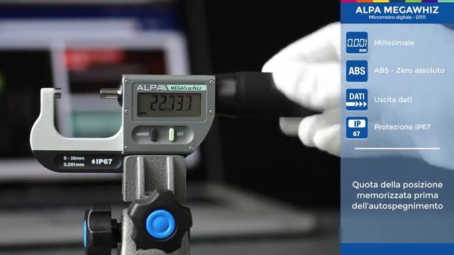 Микрометр электронный ALPA серии MEGA WHIZ смотреть онлайн