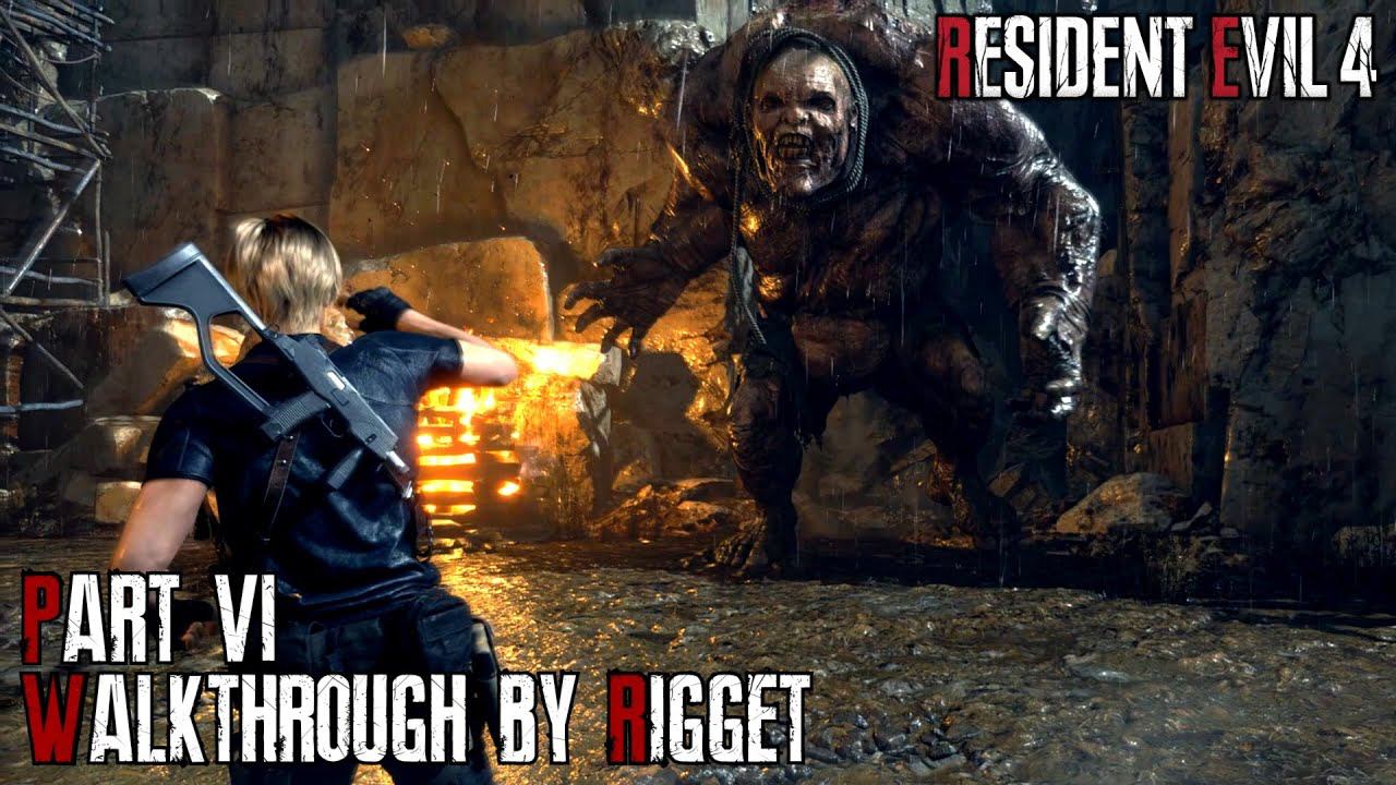 Resident Evil 4 Remake Прохождение #6 "Эль Гиганте"