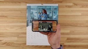 Augmented reality calendar | AR print example