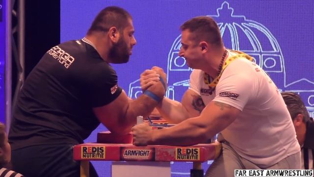 Levan SAGINASHVILI vs Krasimir KOSTADINOV | ARM WRESTLING 2016 смотреть онлайн