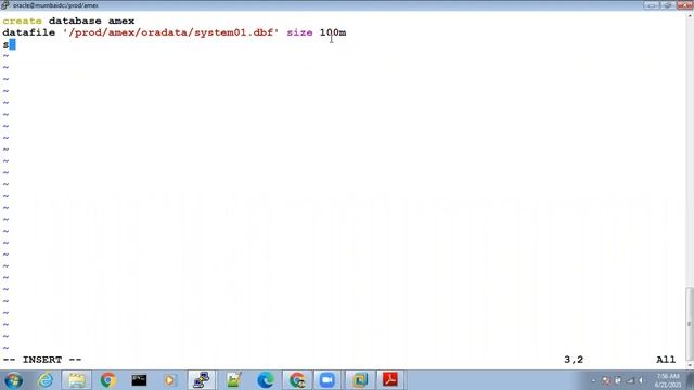 3 ORACLE DATABASE MANUAL CREATION смотреть онлайн