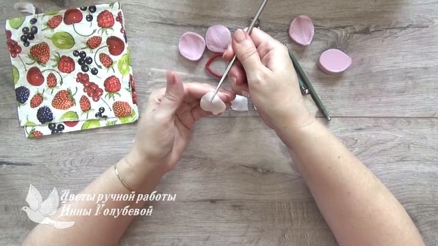 Мастер-класс по лепке махрового морозника из холодного фарфора