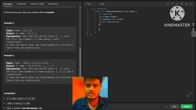 Remove Duplicates from sorted array#coding#leetcode#java #programming#python#developer