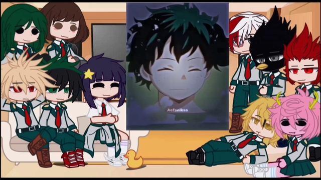 реакция класса "А" после отставки всемогущего на Изуку Мидорию // часть 1/?? //