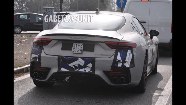 2023 Maserati Granturismo Trofeo Spied In Grigio Cangiante смотреть онлайн
