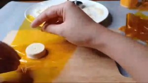 Molding And wrapping Butter Polvoron.