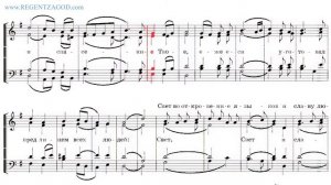 "Ныне отпущаеши" А.Д. Кастальский. Усиленный альт.