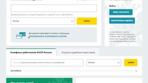 Банк данных  исполнительных производств ФССП России