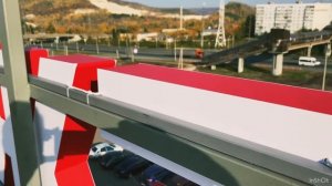 Монтаж вывески на ТЦ Озон в г. Жигулевск