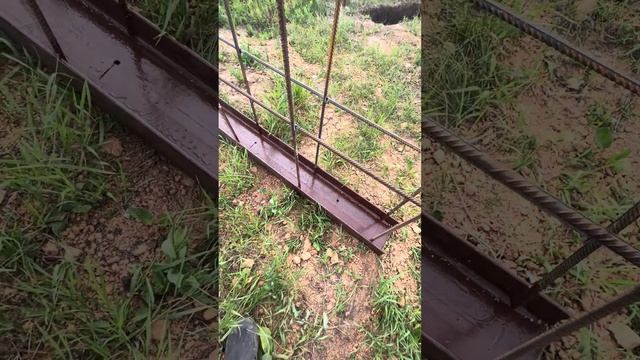 Подготовка и заливка швеллера 20 см под откатные ворота смотреть онлайн