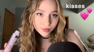 💋 Shannon ASMR - АСМР 100 СЛОЕВ БЛЕСКА ДЛЯ ГУБ! (поцелуи, жевание жвачки, звуки рта) 💓