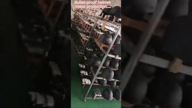 Bullet proof helmet mass production