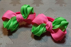 Бантики для волос. Бантики своими руками. Красивые бантики. Прическа. Косички. Для девочек. Хвосты