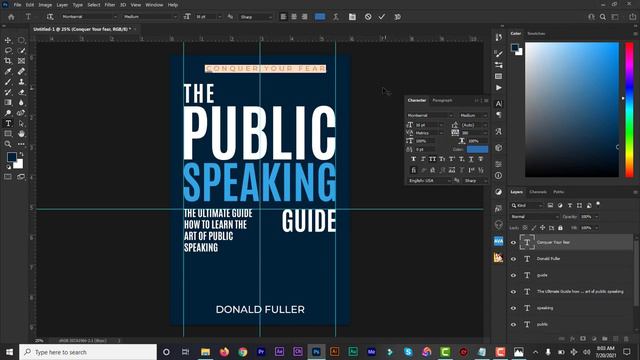 Marketing Book Cover Design with Photoshop