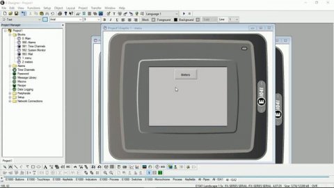 Learn HMI Programming with Mitsubishi E Designer Simulation Software: A Step-by-Step Tutorial