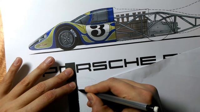 Stream #16 How to draw Porsche 917LH | Realistic car drawing Porsche 917LH | Как нарисовать Порше смотреть онлайн