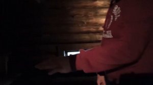 Настоящая баня из бревна в деревне