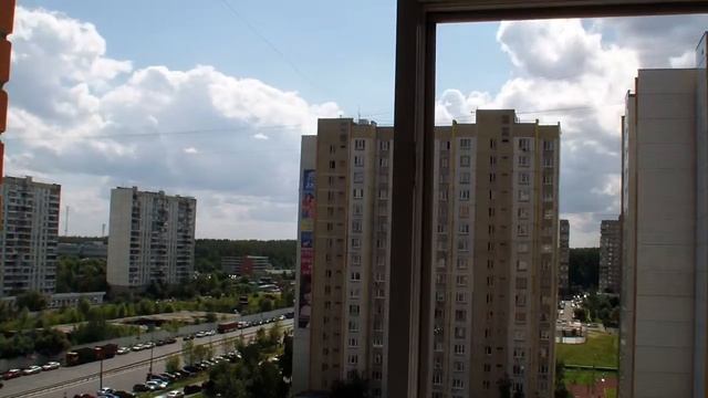 р-н Северное Бутово, Москва. 9 августа 2012 г. Time lapse смотреть онлайн