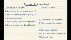 Практика к уроку 5 из 30. Курс "Французский для начинающих". Уровень А1