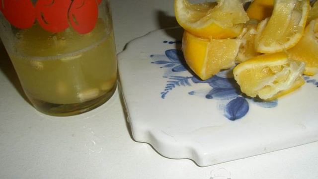 Морс из клюквы и лимона