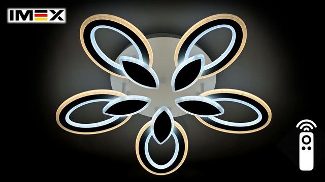 Светодиодная люстра IMEX с пультом ду PLC-7039-640 смотреть онлайн