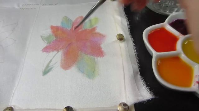 Рисуем по сахару на шелке. Сахарный грунт для шелковой ткани, акварельная техника росписи ткани смотреть онлайн