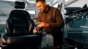 Идеальная химчистка кожаного салона автомобиля ! Реставрация и покраска кожаного салона !
