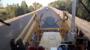 Мтз 82п закончили сезон в России едим на базу.