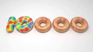 Counting By 1000 - The Donut Song | Tiny Tunes