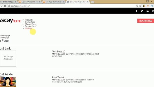 Wordpress Theme Development tutorial from scratch (Part 21) register_nav_menu & wp_nav_menu details